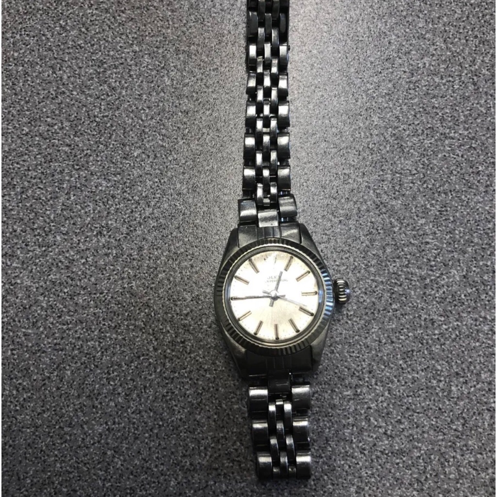 Rolex Oyster Perpetual Silver Stainless Ladies Watch